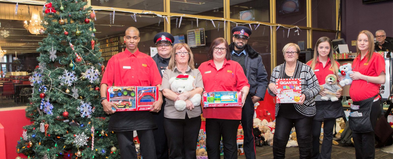 DELTA DOWNSVIEW DONATES $600 WORTH OF TOYS FOR THE COMMUNITY
